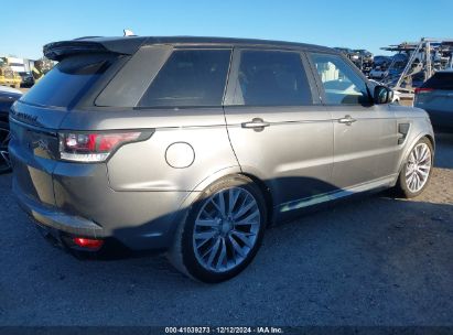 Lot #3042566400 2016 LAND ROVER RANGE ROVER SPORT 5.0L V8 SUPERCHARGED SVR