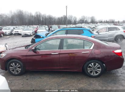 Lot #3034050398 2013 HONDA ACCORD LX