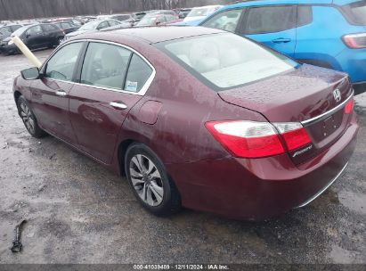 Lot #3034050398 2013 HONDA ACCORD LX