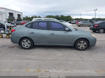 Lot #3034050396 2009 HYUNDAI ELANTRA GLS