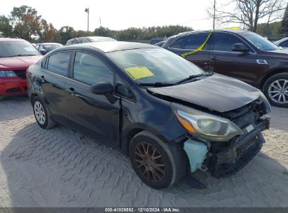 Lot #3034050400 2012 KIA RIO EX