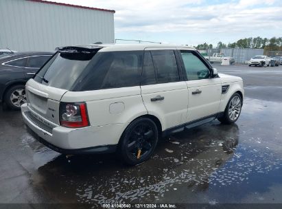 Lot #3037537177 2010 LAND ROVER RANGE ROVER SPORT HSE