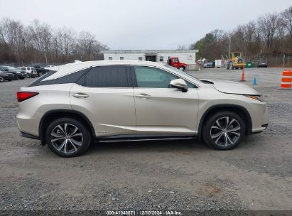 Lot #3042566361 2016 LEXUS RX 450H