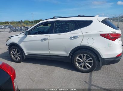 Lot #3034050360 2015 HYUNDAI SANTA FE SPORT 2.0L TURBO