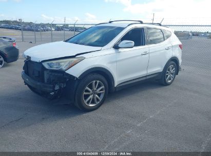 Lot #3034050360 2015 HYUNDAI SANTA FE SPORT 2.0L TURBO