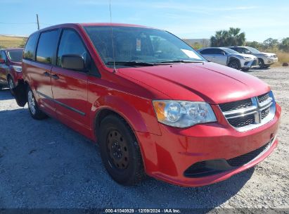 Lot #3042565789 2014 DODGE GRAND CARAVAN AMERICAN VALUE PKG