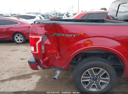 Lot #3035707825 2017 FORD F-150 XLT