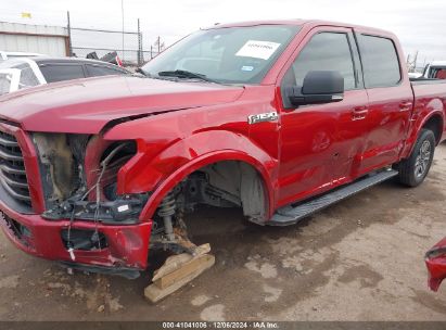 Lot #3035707825 2017 FORD F-150 XLT