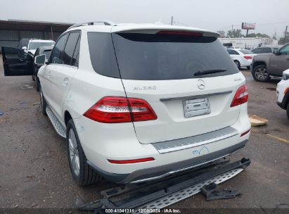 Lot #3056470474 2012 MERCEDES-BENZ ML 350 4MATIC