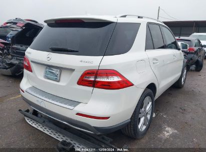 Lot #3056470474 2012 MERCEDES-BENZ ML 350 4MATIC