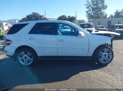 Lot #3035092319 2011 MERCEDES-BENZ ML 350 4MATIC