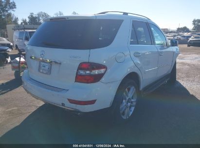 Lot #3035092319 2011 MERCEDES-BENZ ML 350 4MATIC