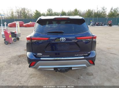 Lot #3052072547 2022 TOYOTA HIGHLANDER PLATINUM