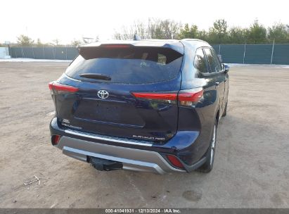 Lot #3052072547 2022 TOYOTA HIGHLANDER PLATINUM