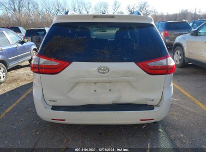 Lot #3035080290 2016 TOYOTA SIENNA LE 8 PASSENGER