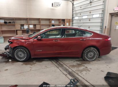 Lot #3050082535 2014 FORD FUSION HYBRID TITANIUM