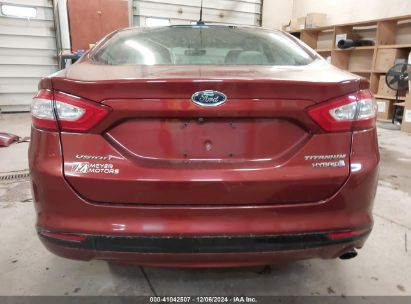 Lot #3050082535 2014 FORD FUSION HYBRID TITANIUM