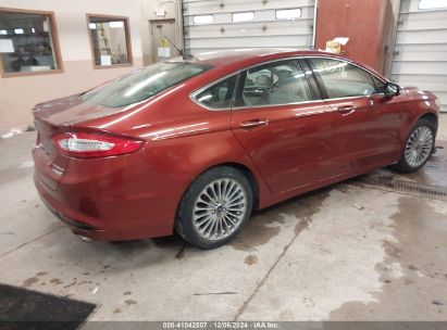 Lot #3050082535 2014 FORD FUSION HYBRID TITANIUM