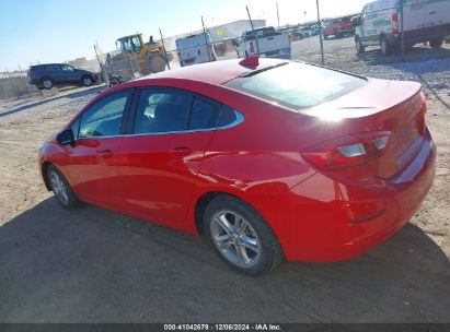 Lot #3054262461 2017 CHEVROLET CRUZE LT AUTO