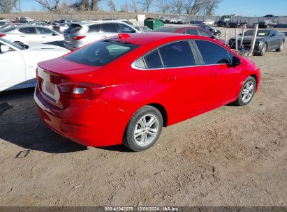 Lot #3054262461 2017 CHEVROLET CRUZE LT AUTO