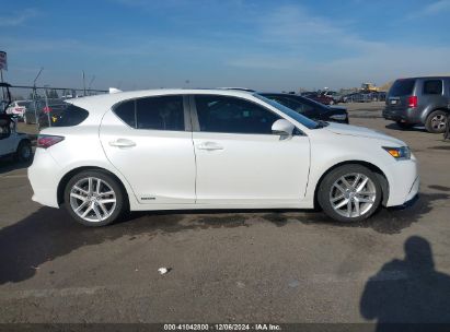 Lot #3050073492 2014 LEXUS CT 200H