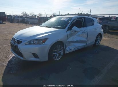 Lot #3050073492 2014 LEXUS CT 200H