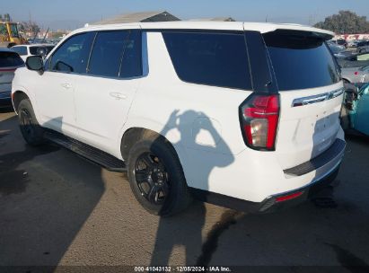 Lot #3035092304 2022 CHEVROLET TAHOE 2WD COMMERCIAL FLEET