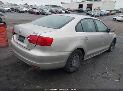 Lot #3034050302 2013 VOLKSWAGEN JETTA 2.5L SE