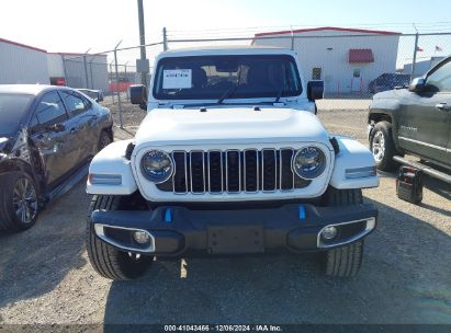 Lot #3052079612 2024 JEEP WRANGLER 4XE SAHARA 4XE