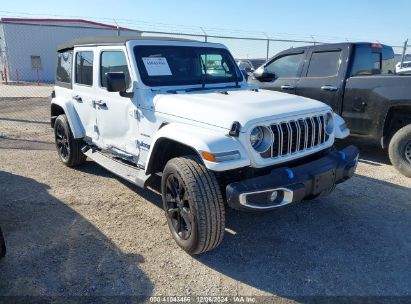 Lot #3052079612 2024 JEEP WRANGLER 4XE SAHARA 4XE