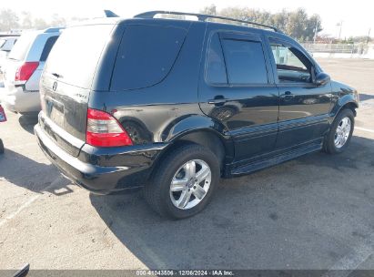 Lot #3051073709 2005 MERCEDES-BENZ ML 350 4MATIC