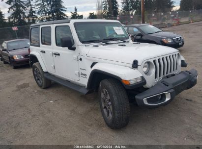 Lot #3035092255 2020 JEEP WRANGLER UNLIMITED SAHARA 4X4