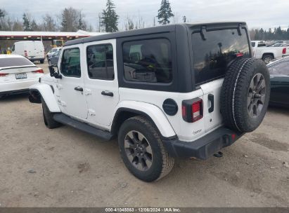 Lot #3035092255 2020 JEEP WRANGLER UNLIMITED SAHARA 4X4