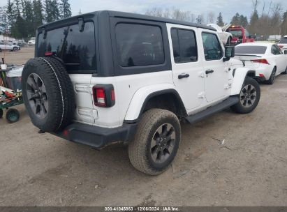 Lot #3035092255 2020 JEEP WRANGLER UNLIMITED SAHARA 4X4