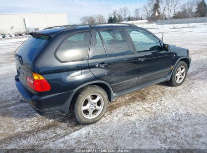 Lot #3052072435 2002 BMW X5 3.0I