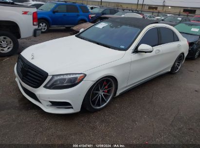 Lot #3035080194 2016 MERCEDES-BENZ S 550