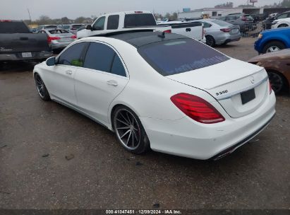 Lot #3035080194 2016 MERCEDES-BENZ S 550