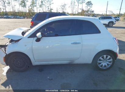 Lot #3052072274 2013 FIAT 500 POP