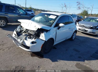 Lot #3052072274 2013 FIAT 500 POP