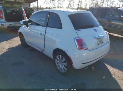 Lot #3052072274 2013 FIAT 500 POP