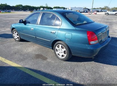 Lot #3034049996 2003 HYUNDAI ELANTRA GLS/GT