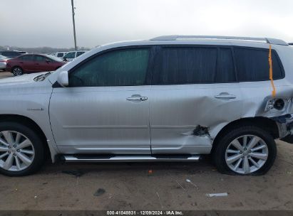 Lot #3052079969 2008 TOYOTA HIGHLANDER HYBRID LIMITED