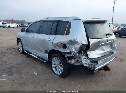 Lot #3052079969 2008 TOYOTA HIGHLANDER HYBRID LIMITED