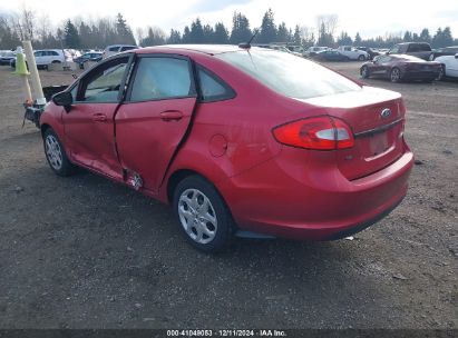 Lot #3035092218 2012 FORD FIESTA SE