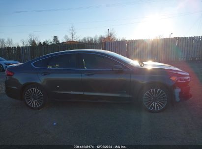 Lot #3042555126 2017 FORD FUSION HYBRID TITANIUM