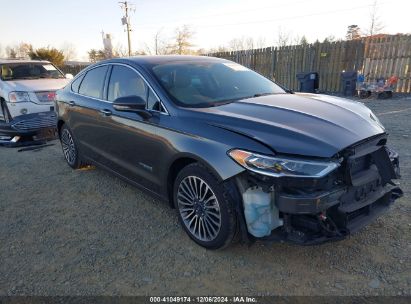 Lot #3042555126 2017 FORD FUSION HYBRID TITANIUM