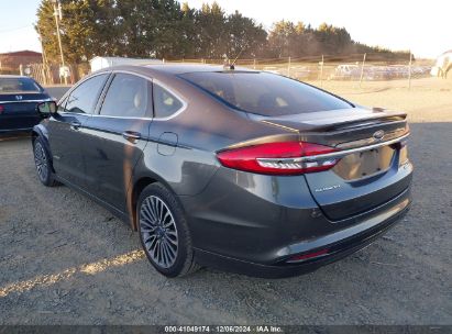 Lot #3042555126 2017 FORD FUSION HYBRID TITANIUM