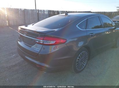 Lot #3042555126 2017 FORD FUSION HYBRID TITANIUM