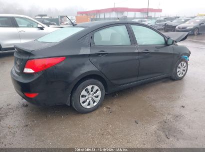 Lot #3034050212 2017 HYUNDAI ACCENT SE