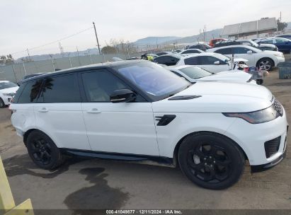 Lot #3056478115 2019 LAND ROVER RANGE ROVER SPORT HSE MHEV